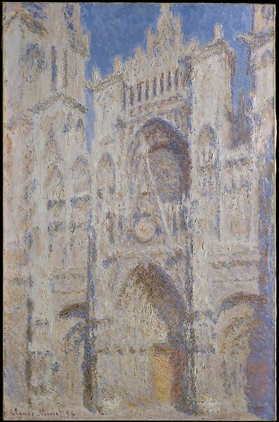 Rouen Cathedral: The Portal (Sunlight), Claude Monet (French, Paris 1840–1926 Giverny), Oil on canvas 