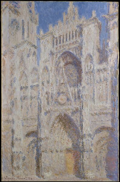 Claude Monet Rouen Cathedral The Portal Sunlight The