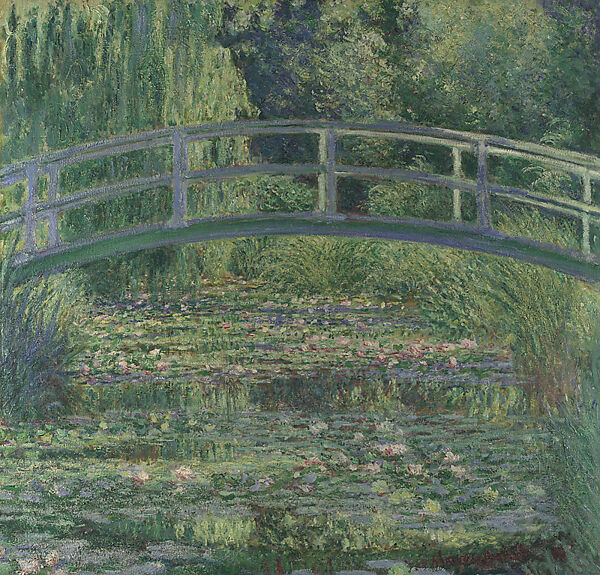 Claude Monet - Bridge over a Pond of Water Lilies - The