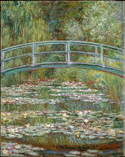 Claude Monet Bridge over a Pond of Water Lilies The