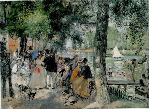 La Grenouillère, Claude Monet (French, Paris 1840–1926 Giverny), Oil on canvas