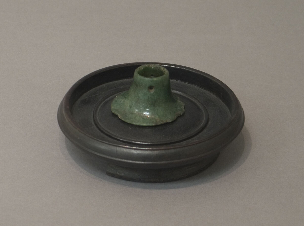 Ear ornament, Jadeite, Mexico