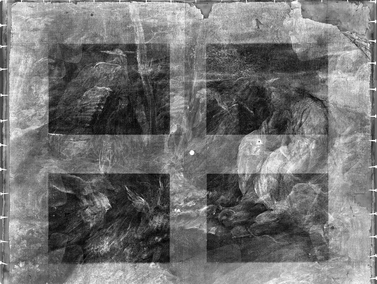 Christ in the Wilderness, Moretto da Brescia (Alessandro Bonvicino) (Italian, Brescia ca. 1498–1554 Brescia), Oil on canvas