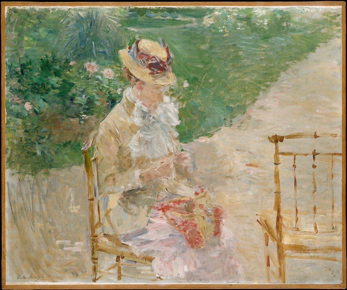 Berthe Morisot Young Woman Knitting The Metropolitan Museum of Art