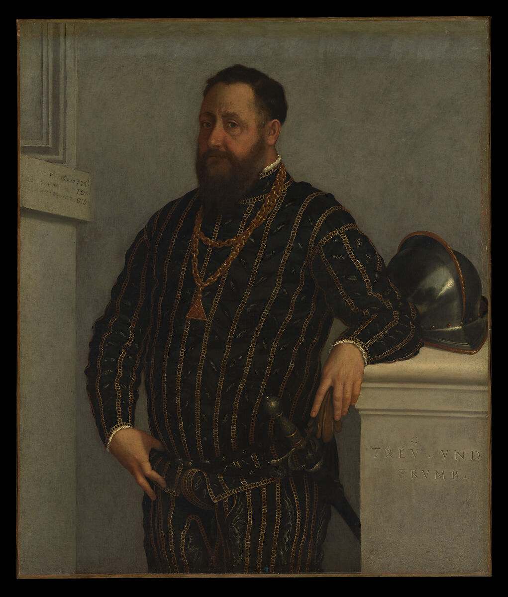 Portrait of a Man, Giovanni Battista Moroni (Italian, Albino, no later than 1524–1578 Albino), Oil on canvas 