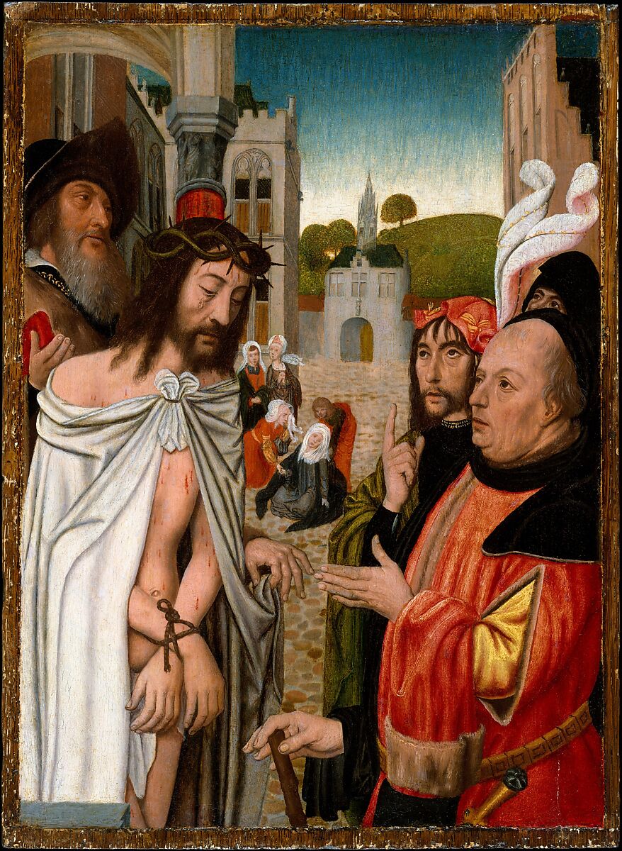 Christ Shown to the People, Jan Mostaert (Netherlandish, active by 1498–died 1555/56), Oil on wood 