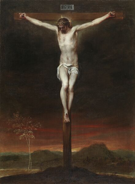 The Crucifixion, Bartolomé Estebán Murillo (Spanish, Seville 1617–1682 Seville), Oil on canvas