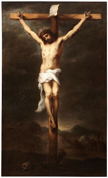 The Crucifixion, Bartolomé Estebán Murillo (Spanish, Seville 1617–1682 Seville), Oil on canvas