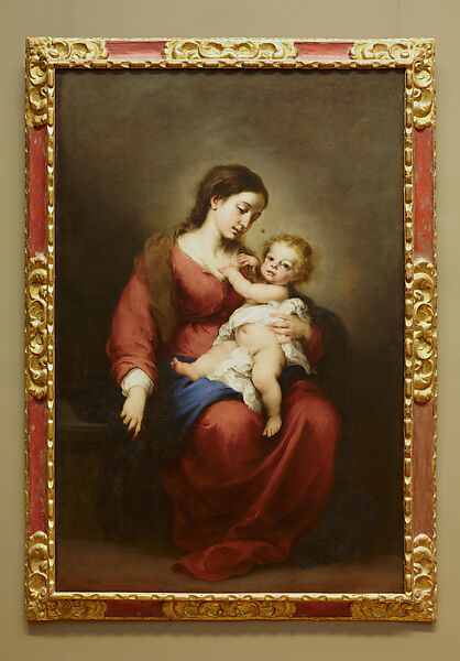 Virgin and Child, Bartolomé Estebán Murillo (Spanish, Seville 1617–1682 Seville), Oil on canvas