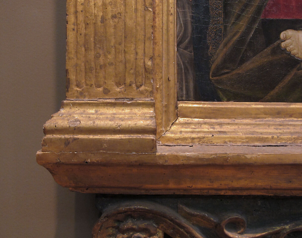 Madonna and Child with Saints Jerome and Mary Magdalen, Neroccio de' Landi (Italian, Siena 1447–1500 Siena), Tempera on wood