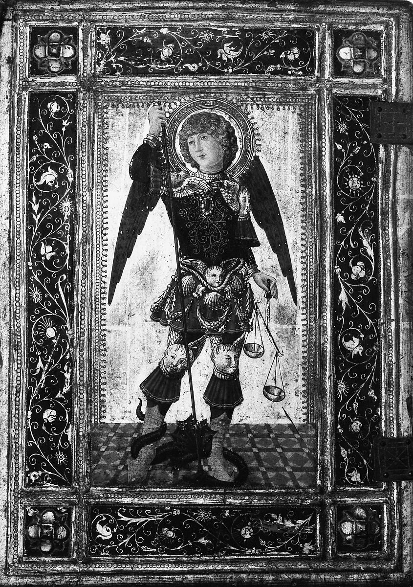 Saint Michael, Copy after Neroccio de&#39; Landi (Italian, before 1907), Tempera on wood 