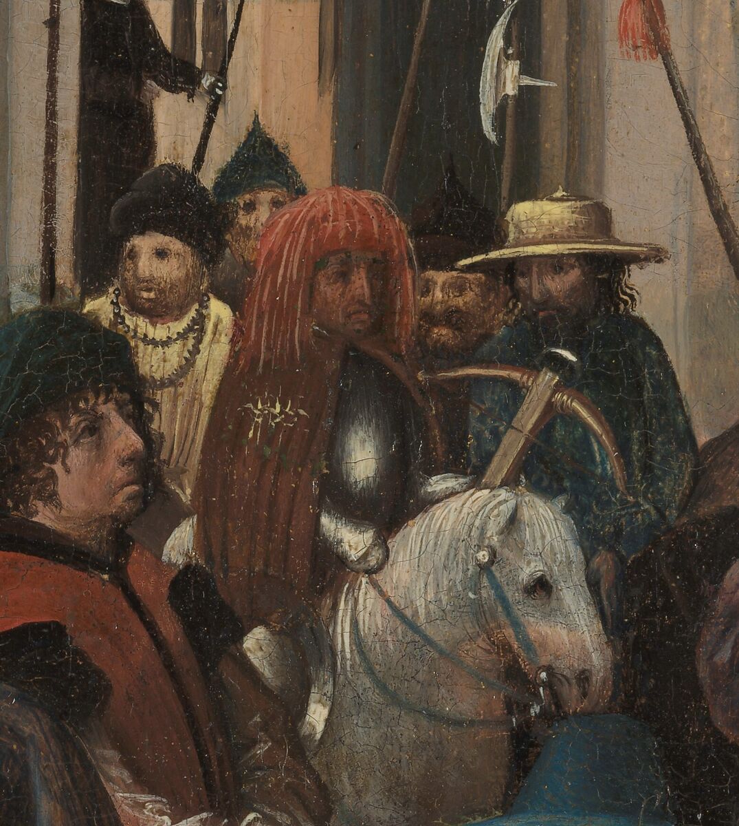 Christ Bearing the Cross, North Netherlandish (Bruges) Painter (ca. 1470), Oil on wood