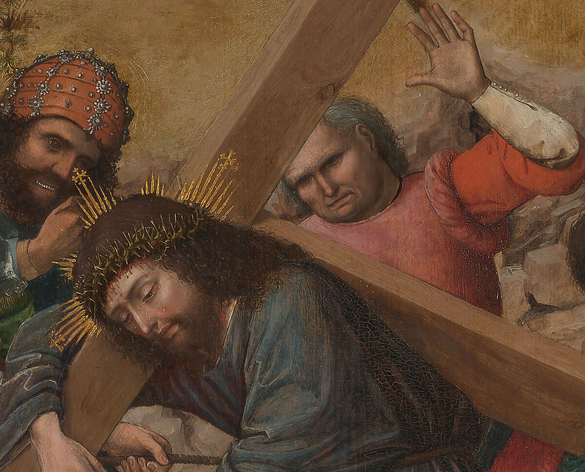 Christ Bearing the Cross, North Netherlandish (Bruges) Painter (ca. 1470), Oil on wood