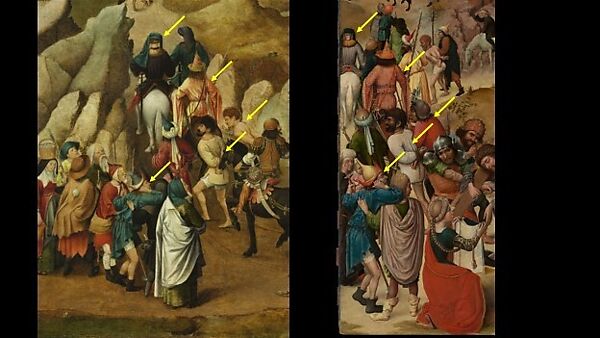 Christ Bearing the Cross, North Netherlandish (Bruges) Painter (ca. 1470), Oil on wood