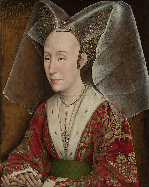 Portrait of a Noblewoman, Probably Isabella of Portugal (1397–1472), Netherlandish Painter (early 16th century), Oil on wood