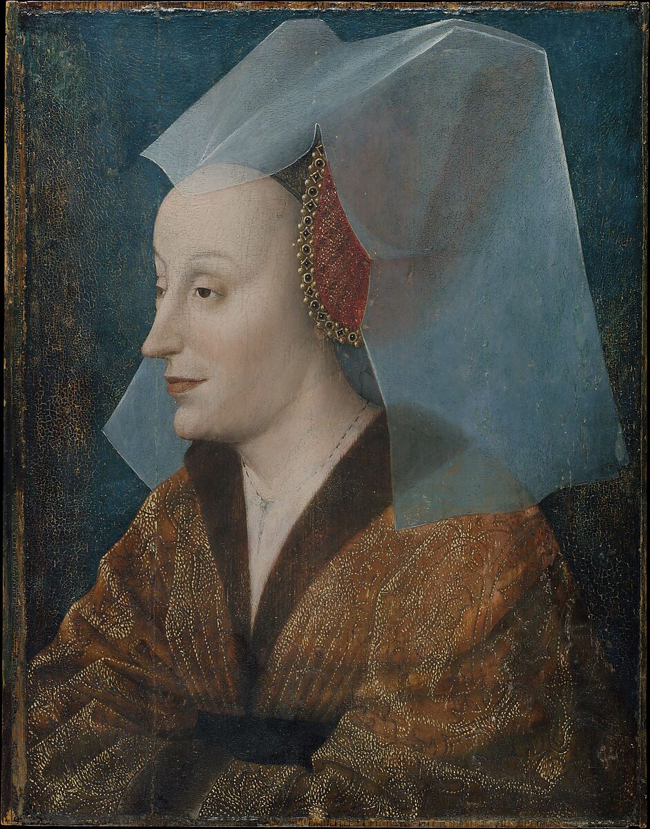 Portrait of a Noblewoman, Probably Isabella of Portugal (1397–1472), Netherlandish Painter (early 16th century), Oil on wood 