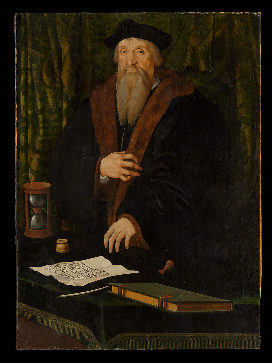Portrait of a Man, Possibly Jean de Langeac (died 1541), Bishop of Limoges, Netherlandish Painter (dated 1539), Oil on wood 
