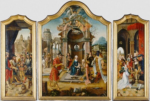 The Last Supper, Netherlandish (Antwerp Mannerist) Painters (first quarter 16th century), Oil on wood