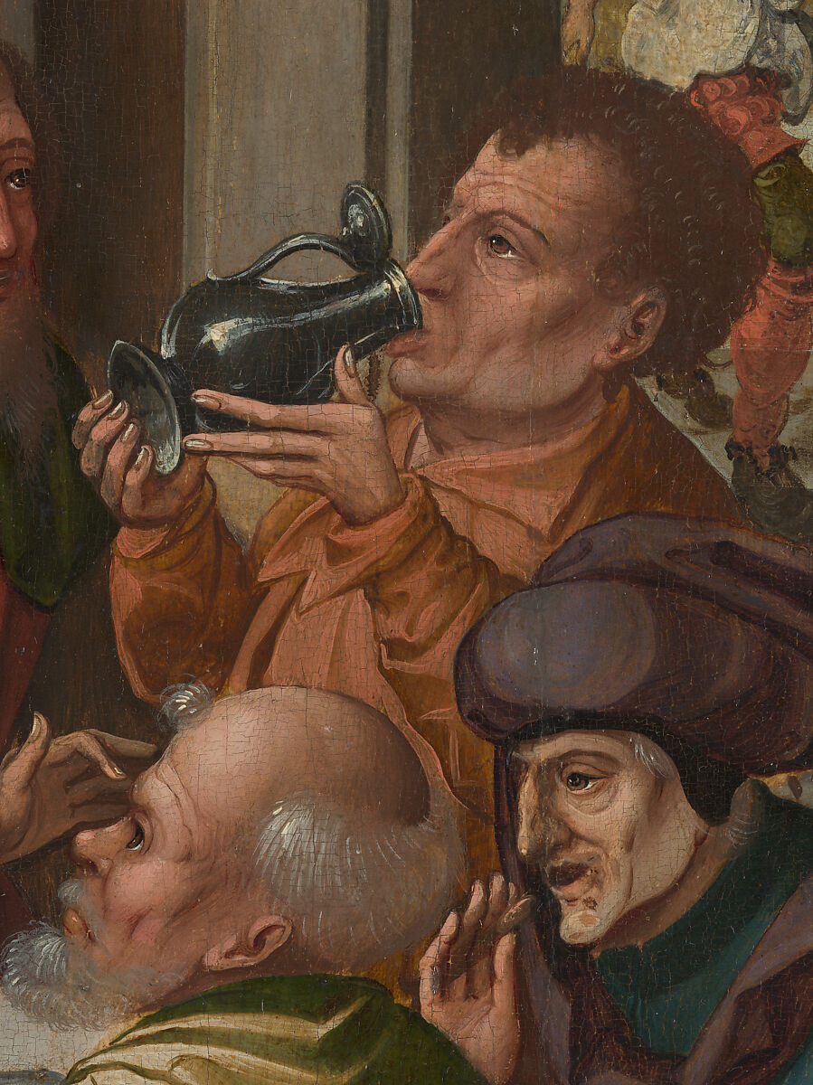 The Last Supper, Netherlandish (Antwerp Mannerist) Painters (first quarter 16th century), Oil on wood