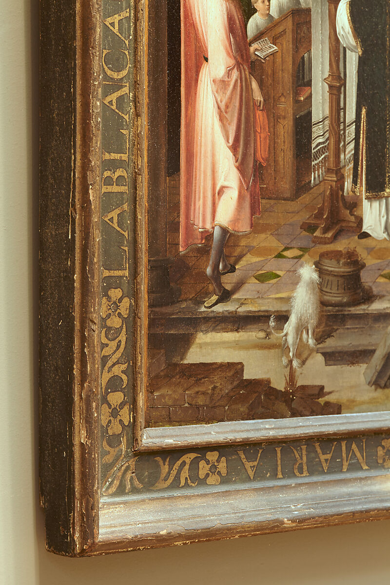 A Sermon on Charity (possibly the Conversion of Saint Anthony), Netherlandish (Antwerp Mannerist) Painter (ca. 1520–25), Oil on wood