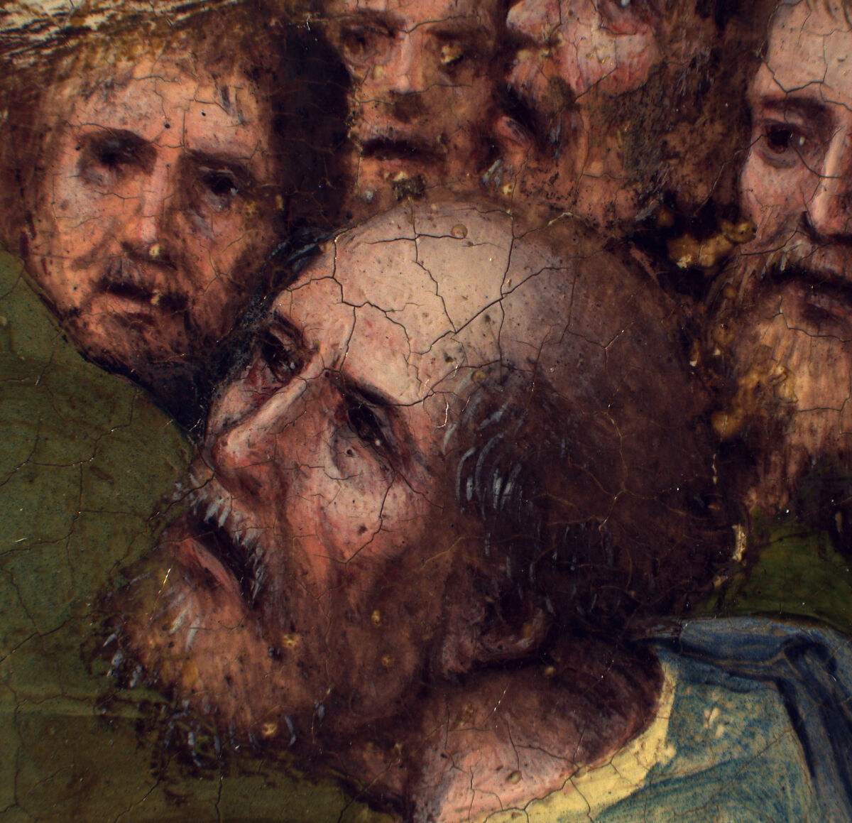 The Fifteen Mysteries and the Virgin of the Rosary, Netherlandish (Brussels) Painter, Oil on wood