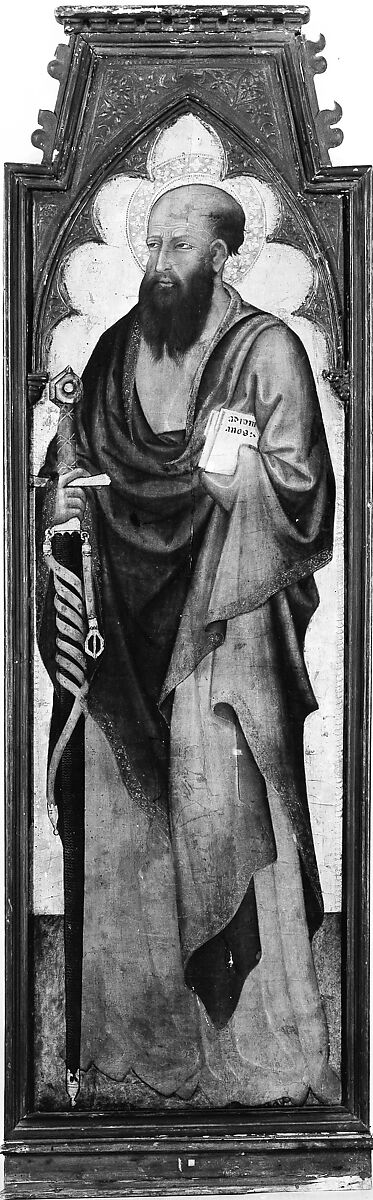 Saint Paul, Niccolò di Buonaccorso (Italian, active Siena by 1372–died 1388 Siena), Tempera on wood, gold ground 