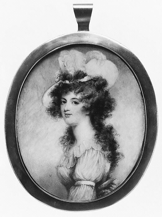 Portrait of a Young Woman, James Nixon (British, ca. 1741–1812), Ivory 