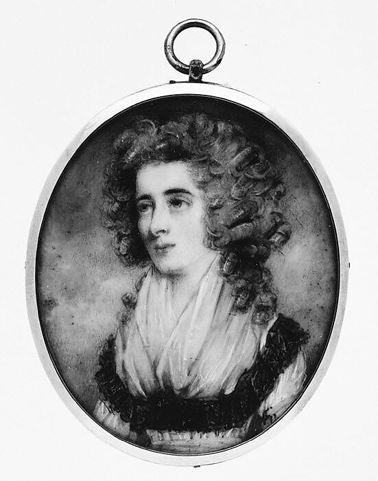 Portrait of a Woman, James Nixon (British, ca. 1741–1812), Ivory 