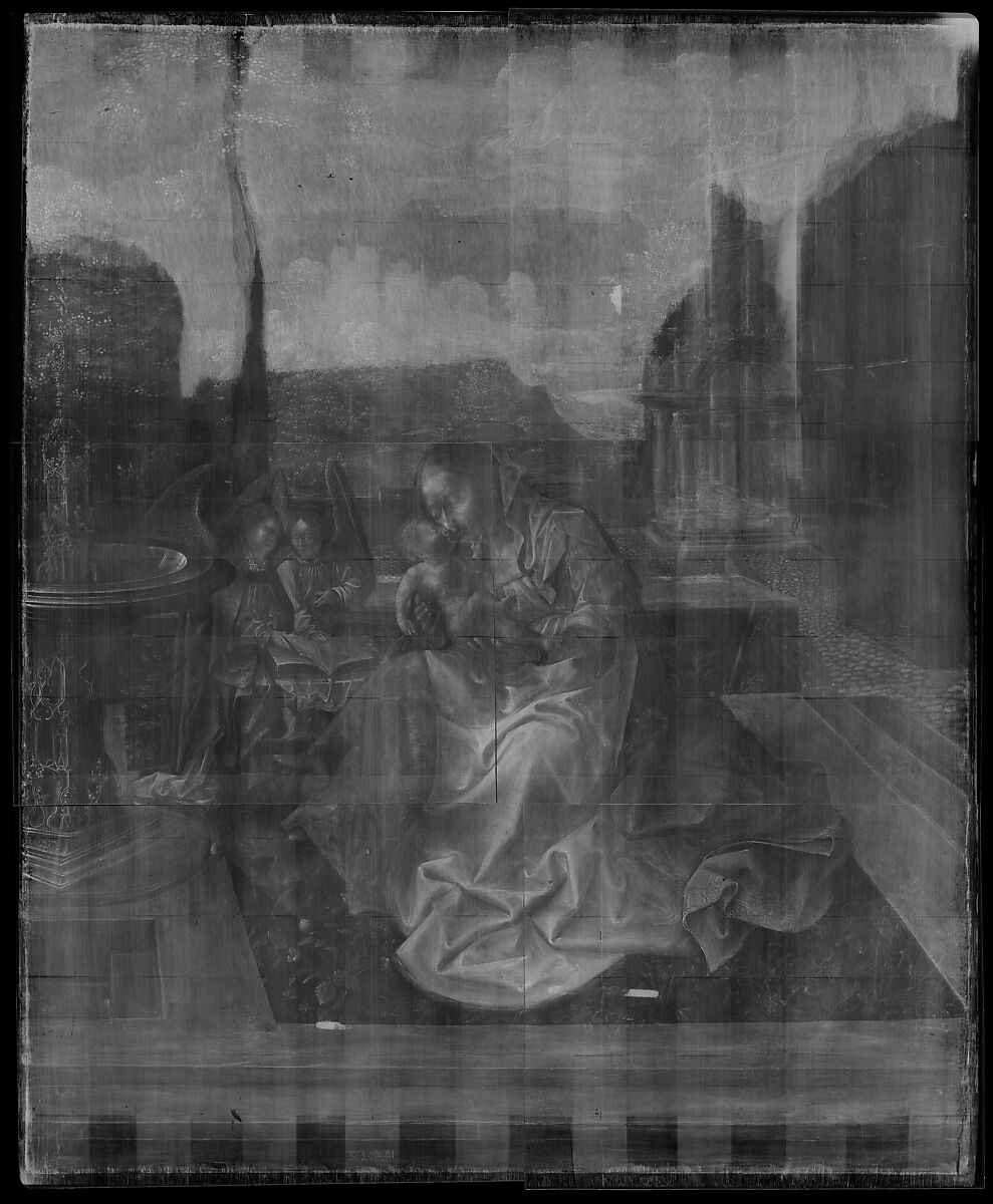 Virgin and Child with Angels, Bernard van Orley (Netherlandish, Brussels ca. 1492–1541/42 Brussels), Oil on wood