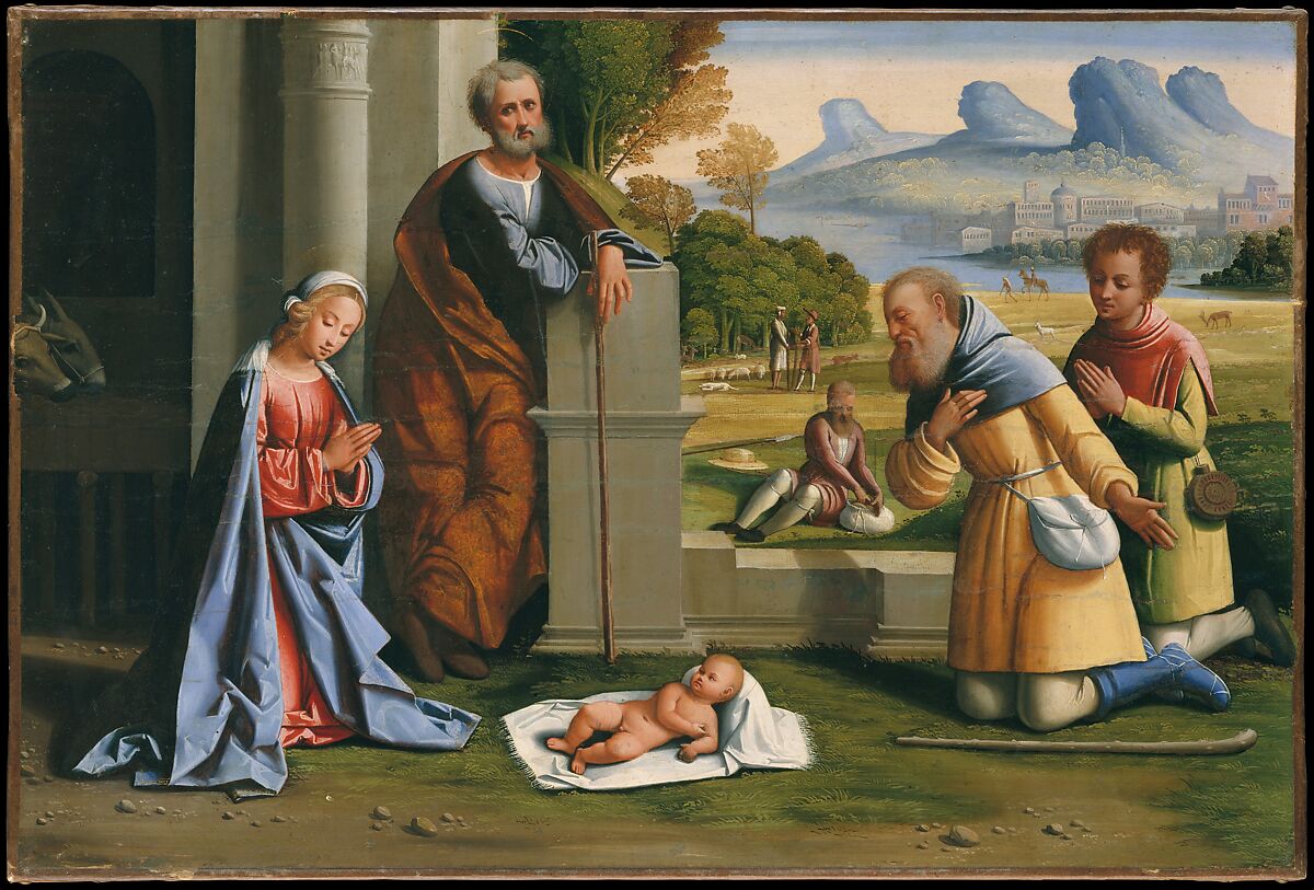 the birth of jesus christ painting