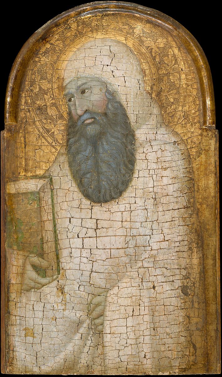 Saint Romuald, Pseudo-Palmeruccio  Italian, Tempera on wood, gold ground