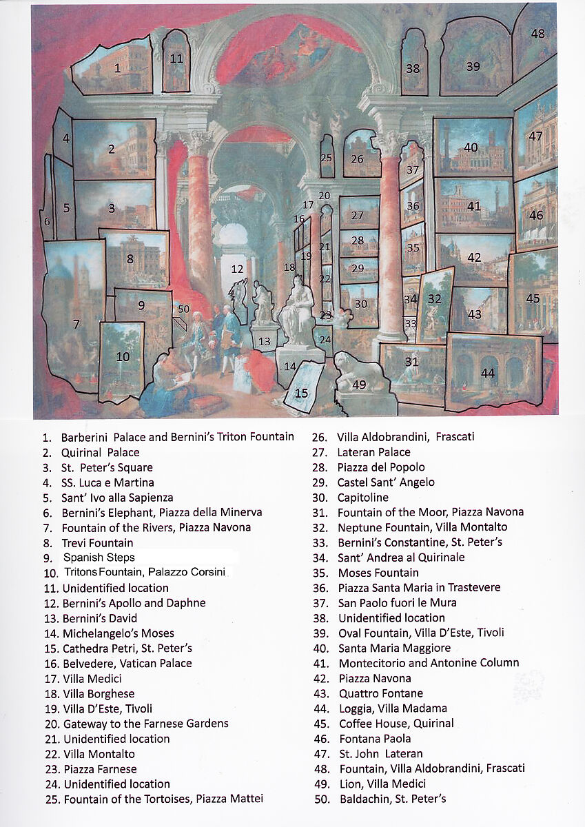 Modern Rome, Giovanni Paolo Panini (Italian, Piacenza 1691–1765 Rome), Oil on canvas