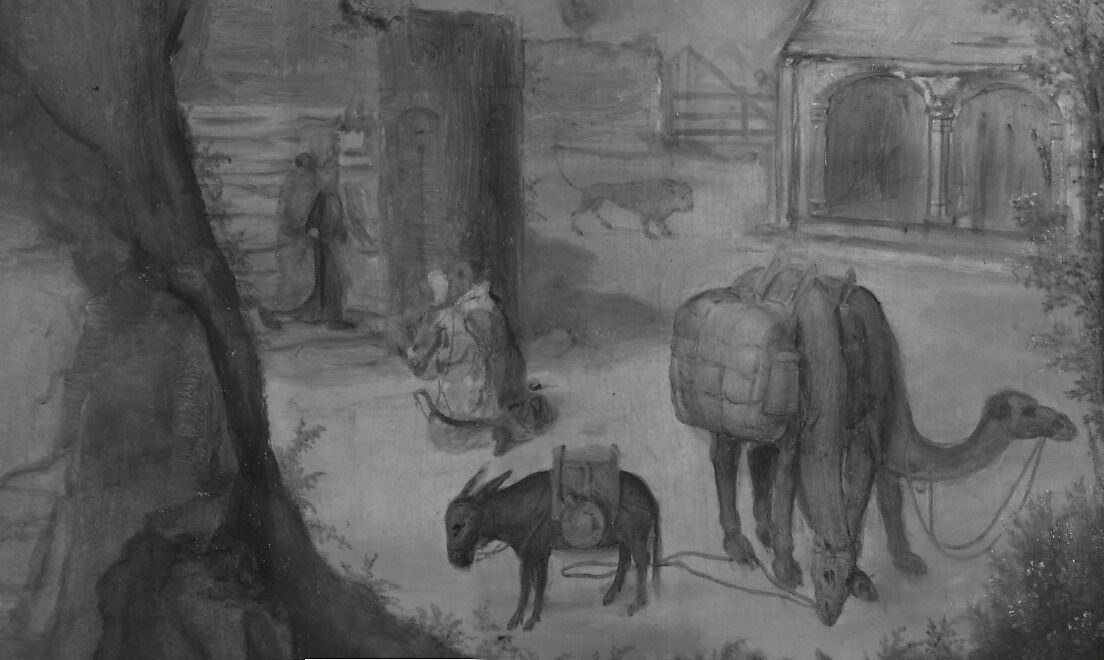 The Penitence of Saint Jerome, Joachim Patinir (Netherlandish, Dinant or Bouvignes, active by 1515–died 1524 Antwerp), Oil on wood