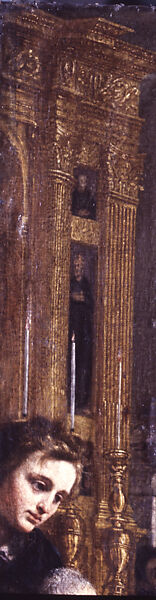 Saint John the Baptist; Saint Lucy, Perugino (Pietro di Cristoforo Vannucci) (Italian, Città della Pieve, active by 1469–died 1523 Fontignano), Oil(?) on wood