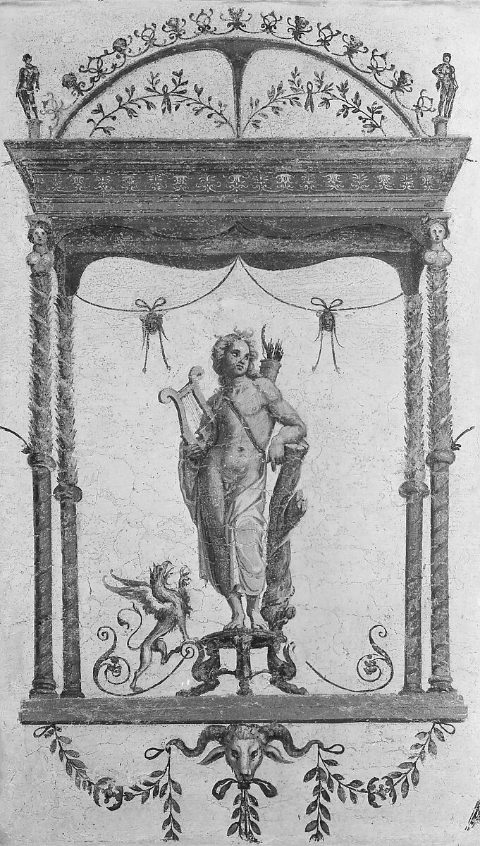 Frescoes from the Villa Stati-Mattei, Baldassarre Tommaso Peruzzi (Italian, Ancaiano 1481–1536 Rome), Fresco, transferred to canvas