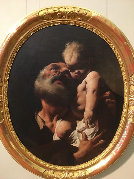 Saint Christopher Carrying the Infant Christ, Giovanni Battista Piazzetta (Italian, Venice 1682–1754 Venice), Oil on canvas