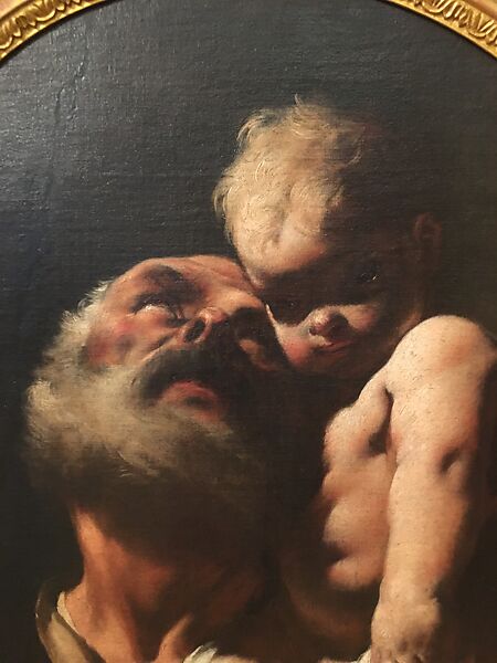 Saint Christopher Carrying the Infant Christ, Giovanni Battista Piazzetta (Italian, Venice 1682–1754 Venice), Oil on canvas