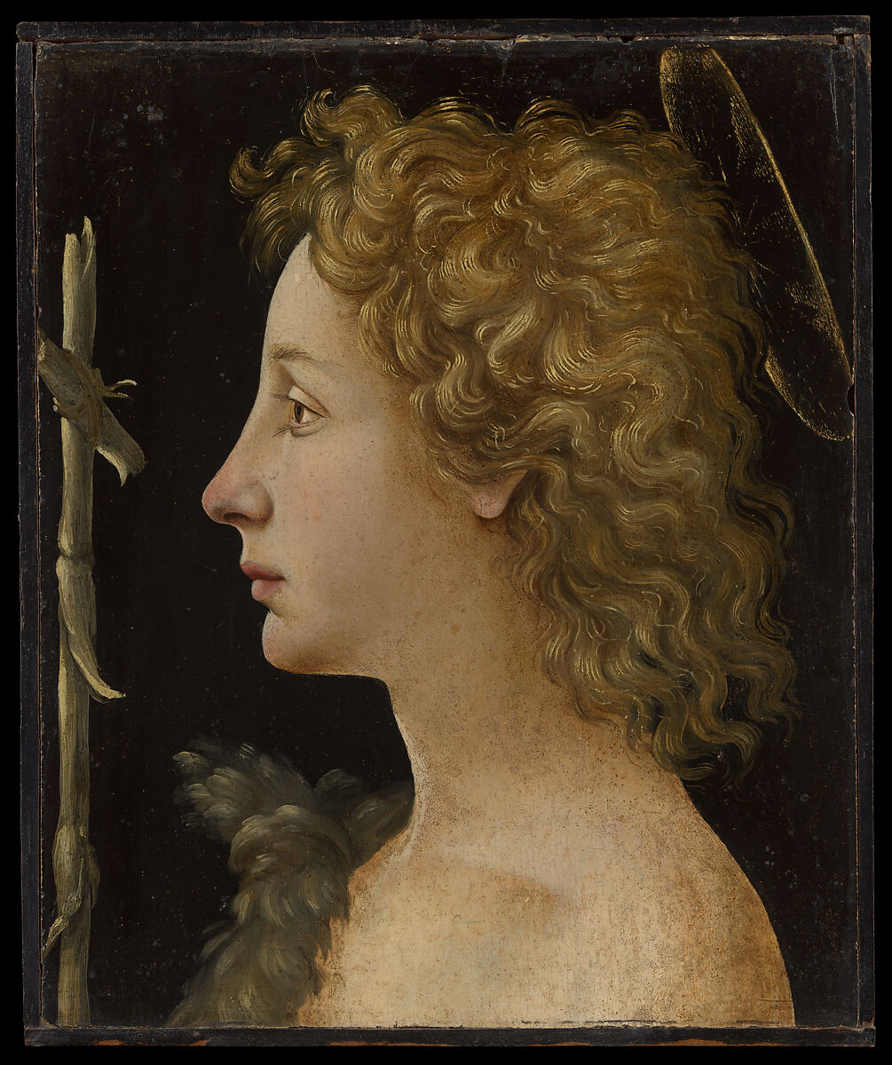 The Young Saint John the Baptist, Piero di Cosimo (Piero di Lorenzo di Piero d&#39;Antonio) (Italian, Florence 1462–1522 Florence), Tempera and oil on wood 