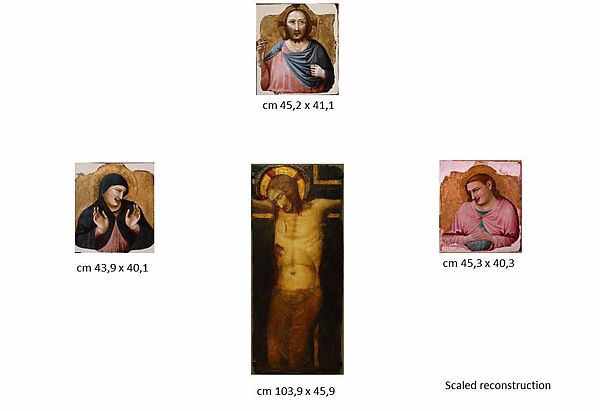 The Crucified Christ, Pietro da Rimini (Italian, Riminese, active 1324–33), Tempera and gold on wood