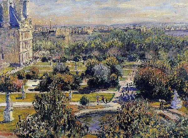 The Garden of the Tuileries on a Spring Morning, Camille Pissarro (French, Charlotte Amalie, Saint Thomas 1830–1903 Paris), Oil on canvas