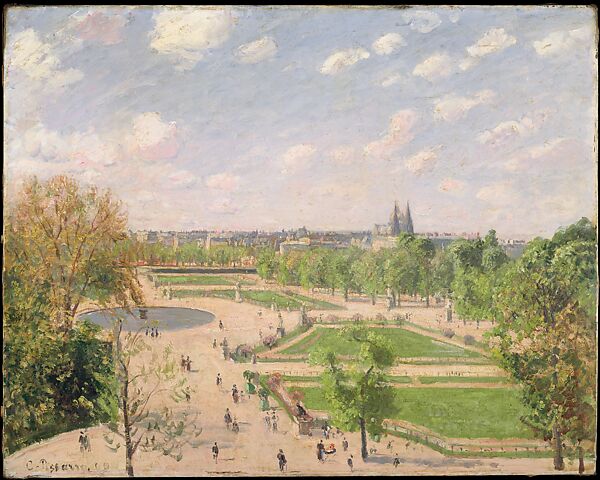 The Garden of the Tuileries on a Spring Morning, Camille Pissarro (French, Charlotte Amalie, Saint Thomas 1830–1903 Paris), Oil on canvas 