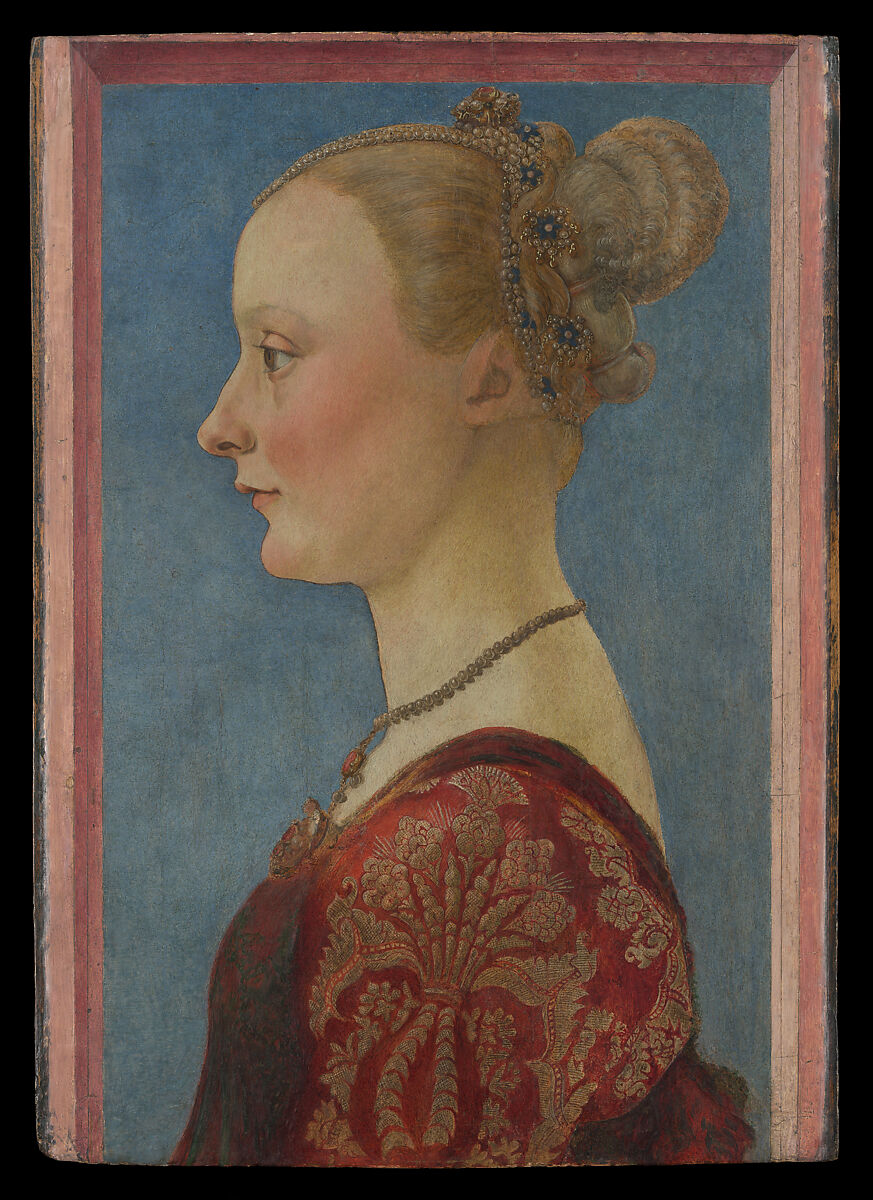 Portrait of a Woman, Piero del Pollaiuolo (Piero di Jacopo Benci) (Italian, Florence 1441/42–1485/96 Rome), Tempera on wood 