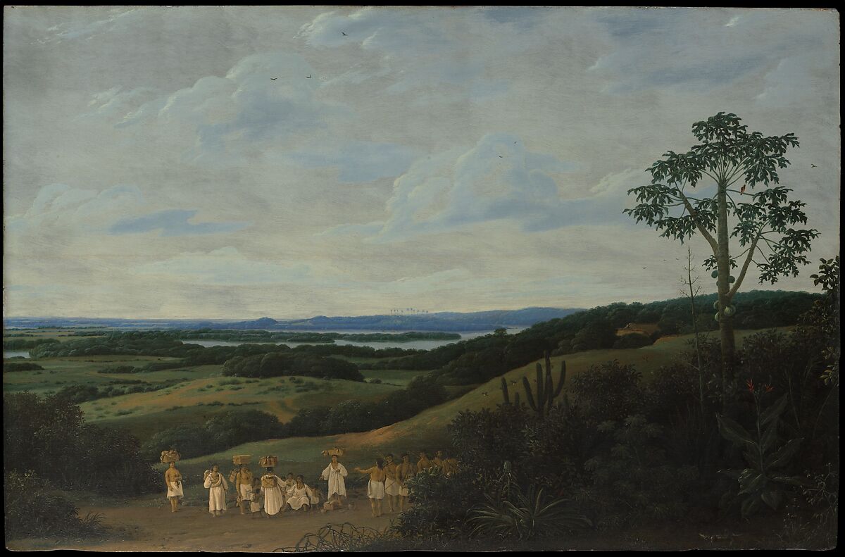 A Brazilian Landscape, Frans Post  Dutch, Oil on wood