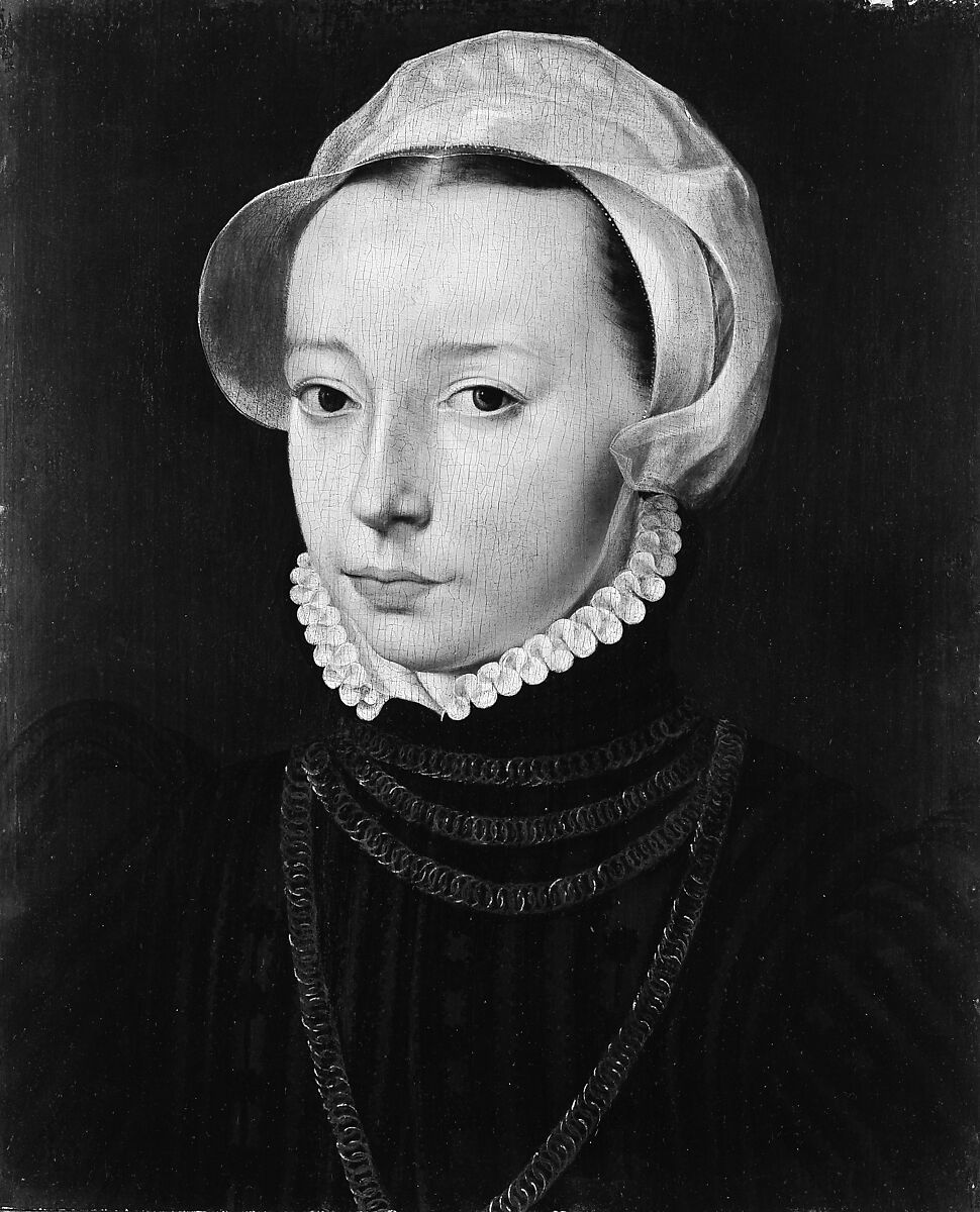 Portrait of a Young Woman, Pieter Jansz. Pourbus (Netherlandish, Gouda? 1524–1584 Bruges), Oil on wood 