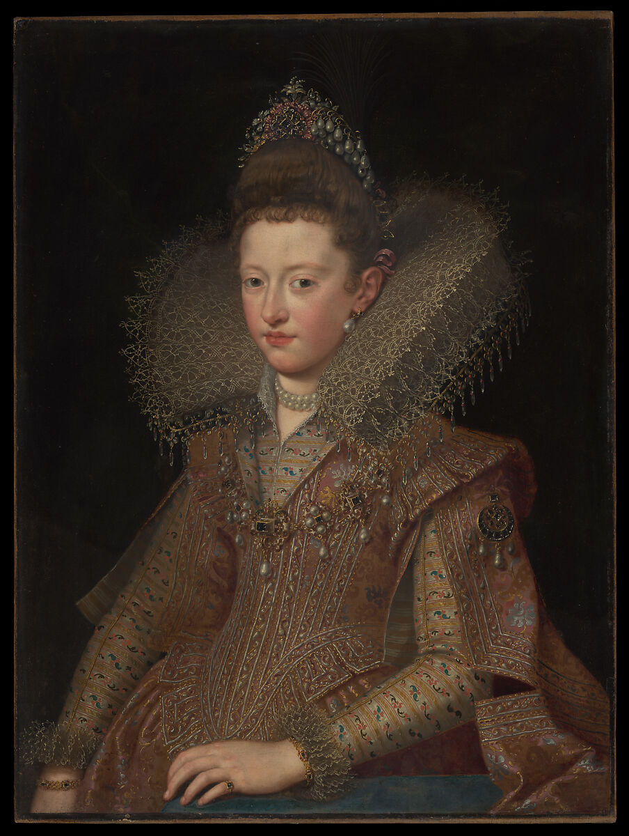 Margherita Gonzaga (1591–1632), Princess of Mantua, Frans Pourbus the Younger (Netherlandish, Antwerp 1569–1622 Paris), Oil on canvas 