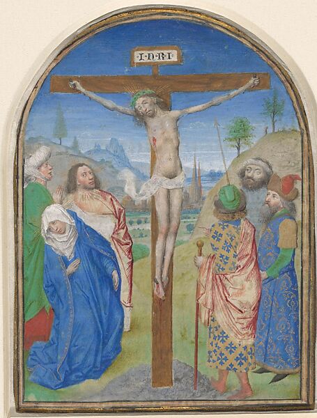 The Crucifixion, Circle of Jan Provoost (Netherlandish (active Bruges)), Oil on wood