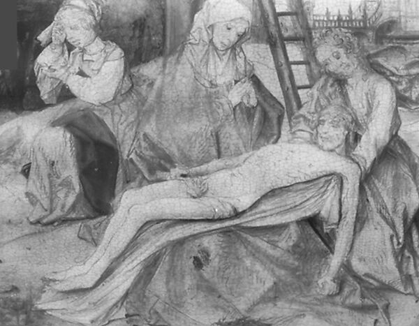 The Crucifixion, Circle of Jan Provoost (Netherlandish (active Bruges)), Oil on wood