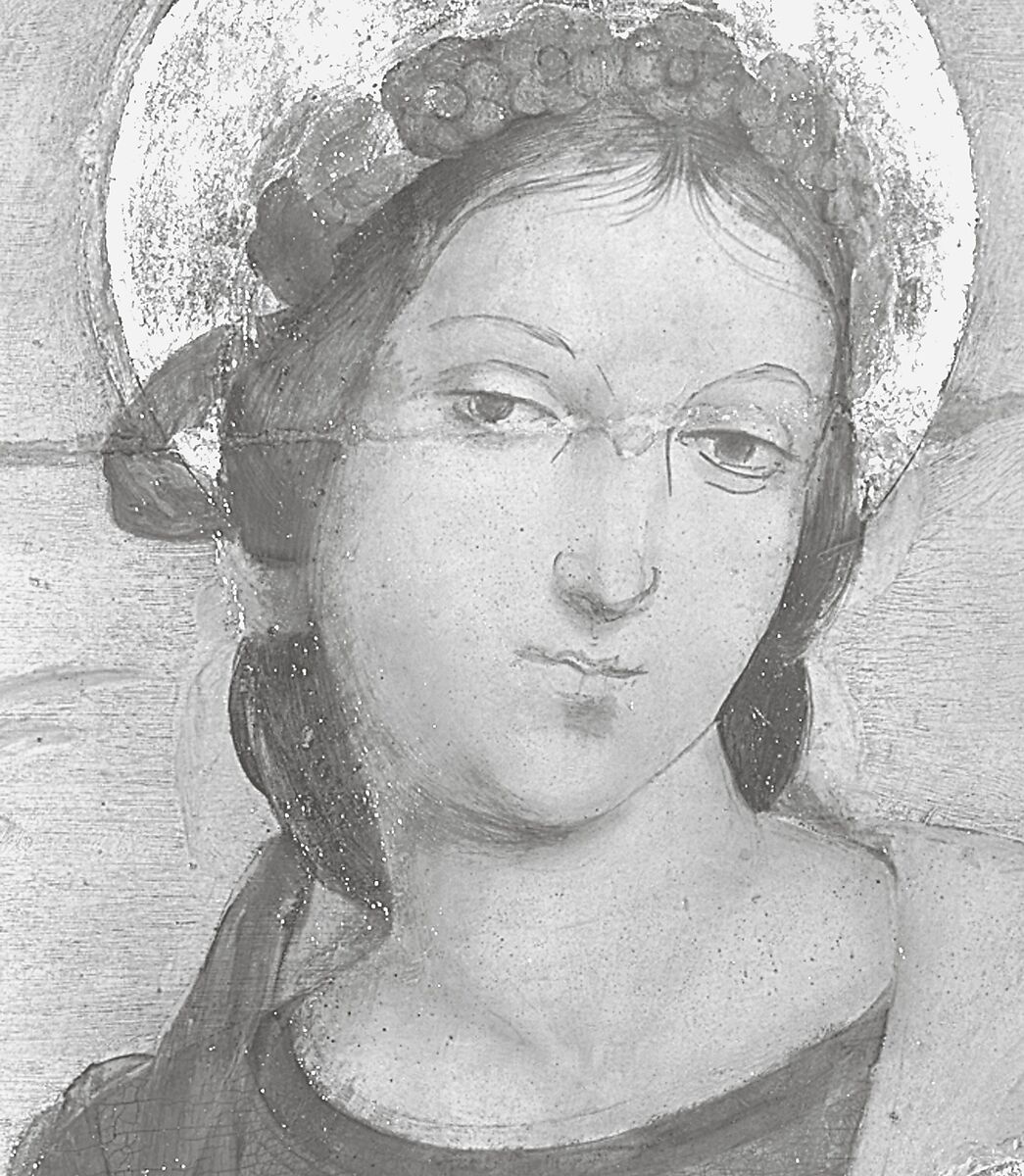 Madonna and Child Enthroned with Saints, Raphael (Raffaello Sanzio or Santi) (Italian, Urbino 1483–1520 Rome), Oil and gold on wood