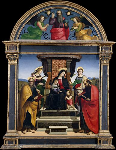 Madonna and Child Enthroned with Saints