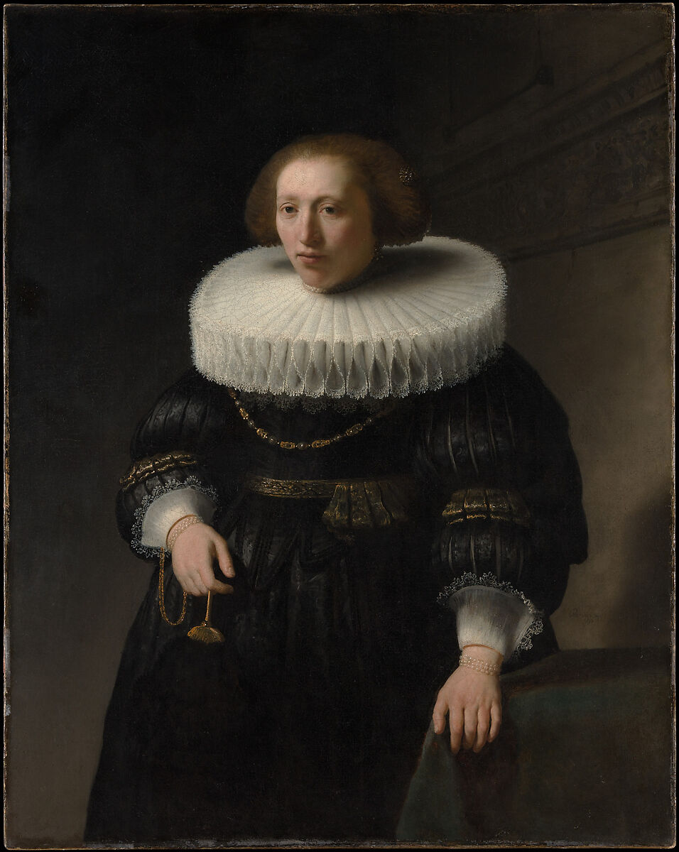 Portrait of a Woman, probably a Member of the Van Beresteyn Family, Rembrandt (Rembrandt van Rijn) (Dutch, Leiden 1606–1669 Amsterdam), Oil on canvas 